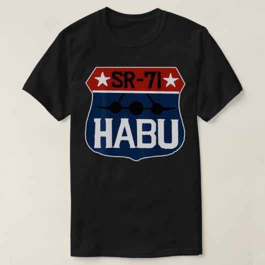 SR71 Blackbird Störender HABU T-Shirt (Design vorne)