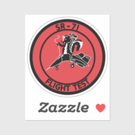 SR-71 Abzeichen für die Flugprüfung Aufkleber