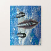 SR-71 BLACKBIRD (11x14 INCH) Puzzle (Vertikal)