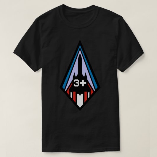 SR-71 Blackbird +3 Pilot Insignia    T-Shirt (Design vorne)