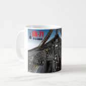 SR-71 BLACKBIRD COCKPIT KAFFEETASSE (Vorderseite Links)