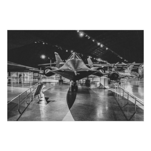 SR-71 Blackbird Dayton Air Force Museum - Print Fotodruck (Vorne)