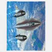 SR-71 BLACKBIRD FLEECEDECKE (Vorderseite)