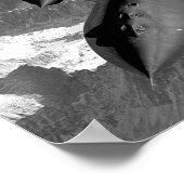 SR-71 Blackbird Fliegen Poster (Ecke)