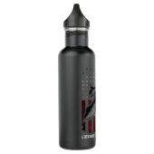 SR-71 Blackbird-Flugzeug Edelstahlflasche (Links)