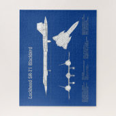 SR-71 Blackbird - Flugzeugkonzepte ABD Puzzle (Vertikal)