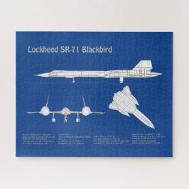 SR-71 Blackbird - Flugzeugkonzepte ABD Puzzle