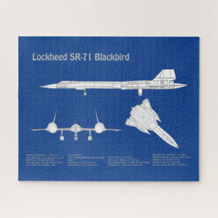 SR-71 Blackbird - Flugzeugkonzepte ABD Puzzle