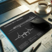 SR-71 Blackbird - Flugzeugkonzepte PD Mousepad