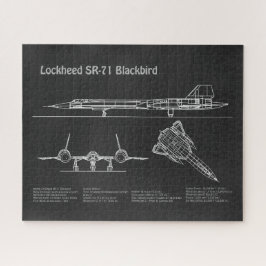 SR-71 Blackbird - Flugzeugkonzepte PD Puzzle