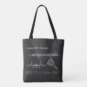 SR-71 Blackbird - Flugzeugkonzepte PD Tasche (Rückseite)