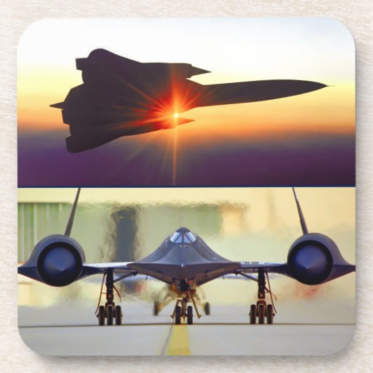 SR-71 BLACKBIRD GETRÄNKEUNTERSETZER (Vorderseite)