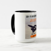 SR-71 Blackbird Habu Designer Tasse (Vorderseite Links)