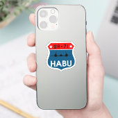 SR-71 Blackbird "Habu" Insigna Sticker (Telefon)