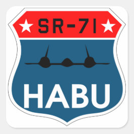 SR-71 Blackbird "Habu" Insigna Sticker