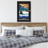 SR-71 Blackbird HIGH RANGERS Canvas Print Leinwanddruck (Insitu (Schlafzimmer))