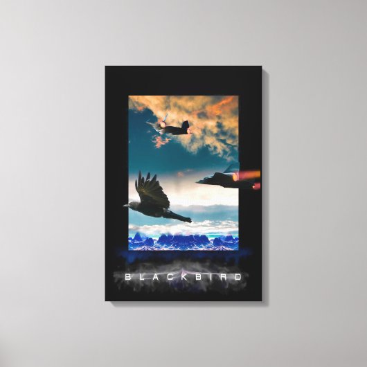 SR-71 Blackbird HIGH RANGERS Canvas Print Leinwanddruck (Vorderseite)