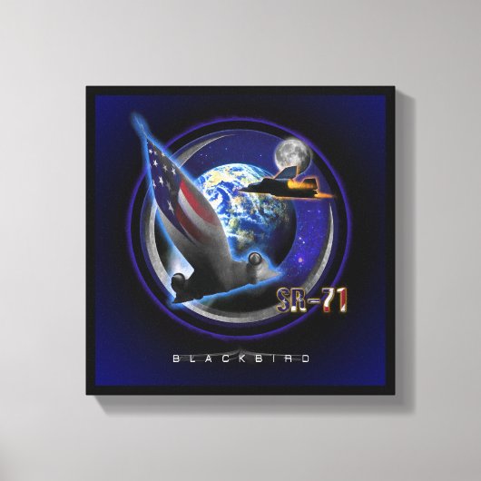 SR-71 Blackbird HIGH RANGERS Leinwanddruck (Vorderseite)