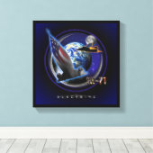 SR-71 Blackbird HIGH RANGERS Leinwanddruck (Insitu (Holzboden))