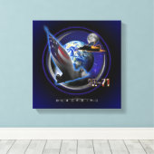 SR-71 Blackbird HIGH RANGERS Leinwanddruck (Insitu (Holzboden))