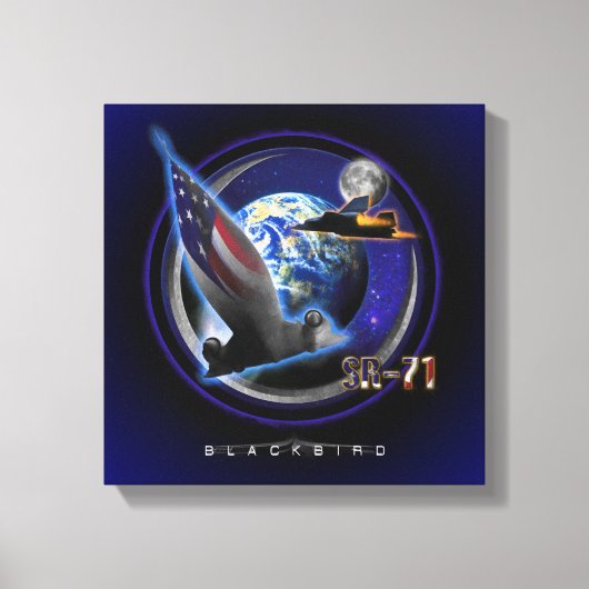 SR-71 Blackbird HIGH RANGERS Leinwanddruck (Vorderseite)