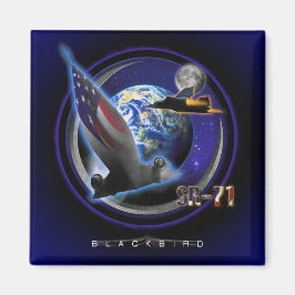 SR-71 Blackbird HIGH RANGERS Magnet