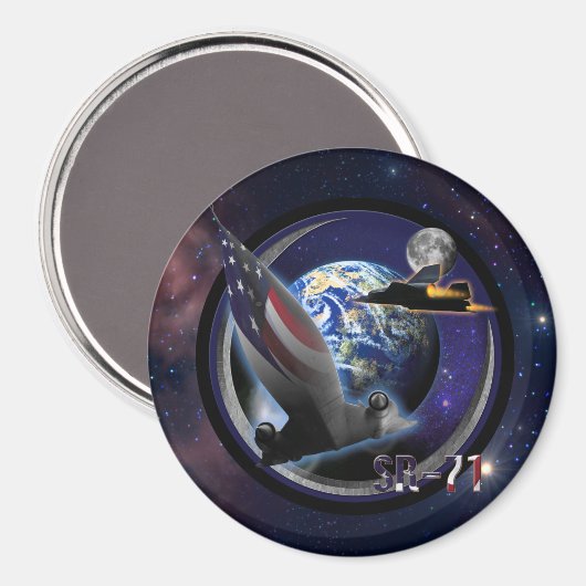 SR-71 Blackbird HIGH RANGERS Magnet (Vorderseite/Rückseite)
