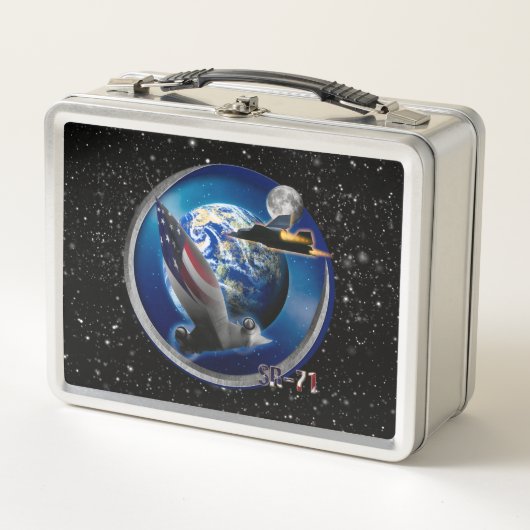 SR-71 Blackbird HIGH RANGERS Metall Brotdose (Vorderseite)