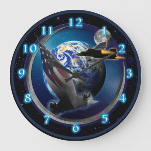 SR-71 Blackbird HIGH RANGERS Round Clock Große Wanduhr