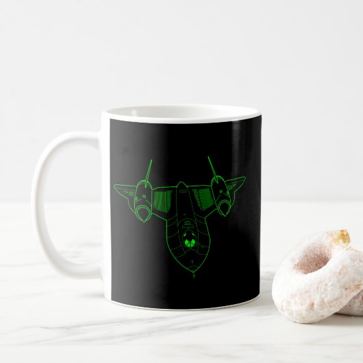 SR-71 Blackbird Kaffeetasse (Mit Donut)