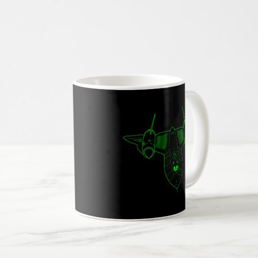 SR-71 Blackbird Kaffeetasse (VorderseiteRechts)