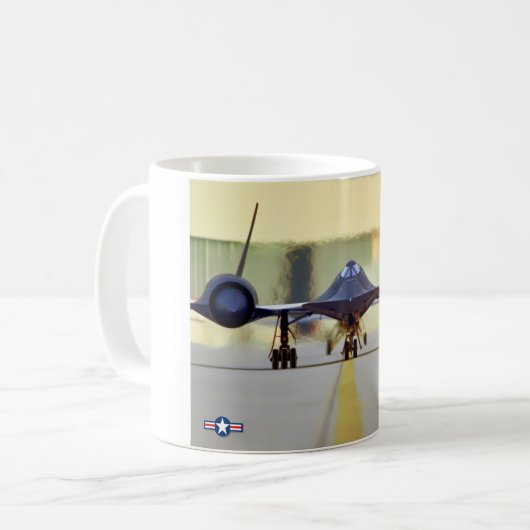 SR-71 BLACKBIRD KAFFEETASSE (Vorderseite Links)