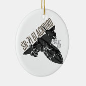 SR 71 Blackbird Keramikornament (Rechts)