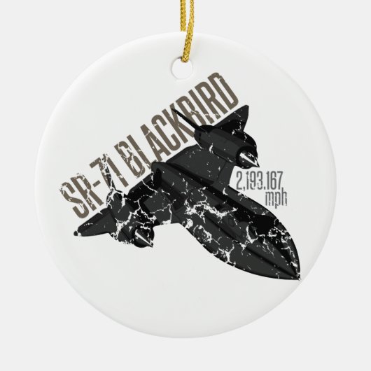 SR 71 Blackbird Keramikornament (Vorne)