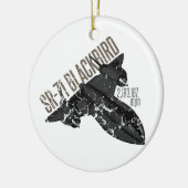 SR 71 Blackbird Keramikornament (Links)