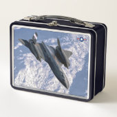 SR-71 BLACKBIRD METALL BROTDOSE (Vorderseite)