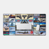 SR-71 BLACKBIRD "MONTAGE" SCHREIBTISCHUNTERLAGE (Tastatur & Maus)