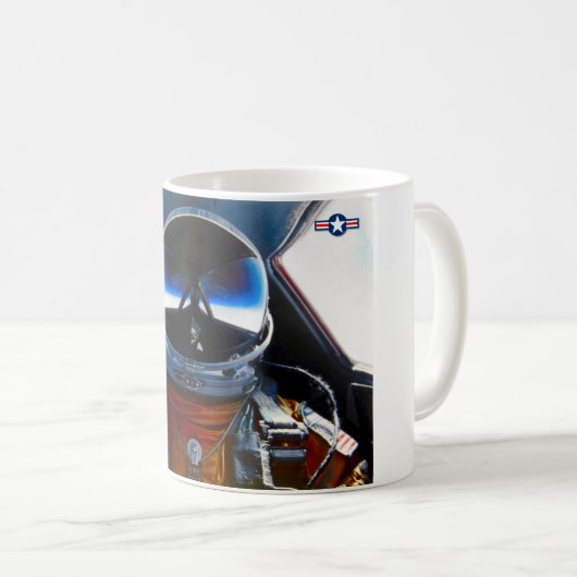 SR-71 BLACKBIRD PILOT KAFFEETASSE (VorderseiteRechts)