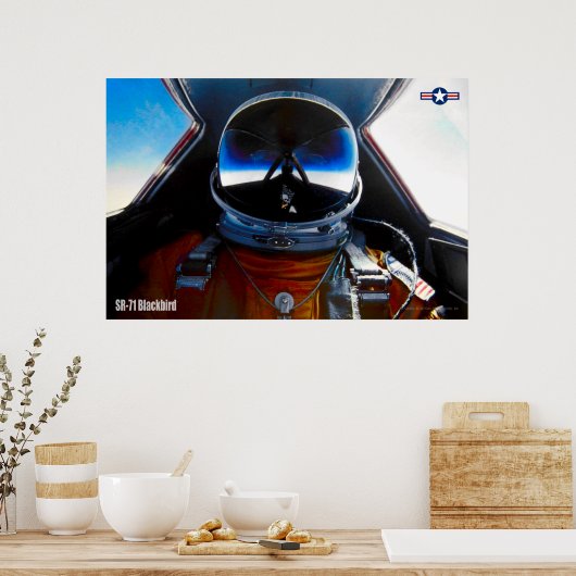 SR-71 BLACKBIRD PILOT POSTER (Küche)