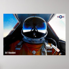 SR-71 BLACKBIRD PILOT POSTER