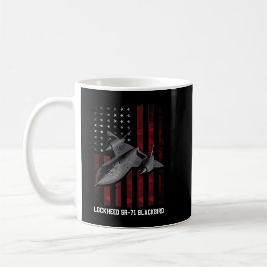 SR-71 Blackbird plane  Kaffeetasse (Links)