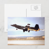 SR 71 Blackbird Postcard Postkarte (Vorne/Hinten)
