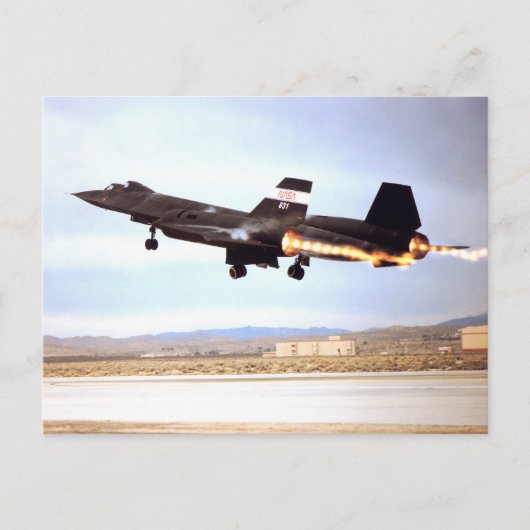 SR 71 Blackbird Postcard Postkarte (Vorderseite)