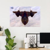 SR-71 BLACKBIRD POSTER (Heimbüro)