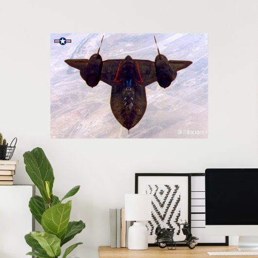 SR-71 BLACKBIRD POSTER (Heimbüro)