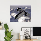 SR-71 Blackbird Poster (Heimbüro)
