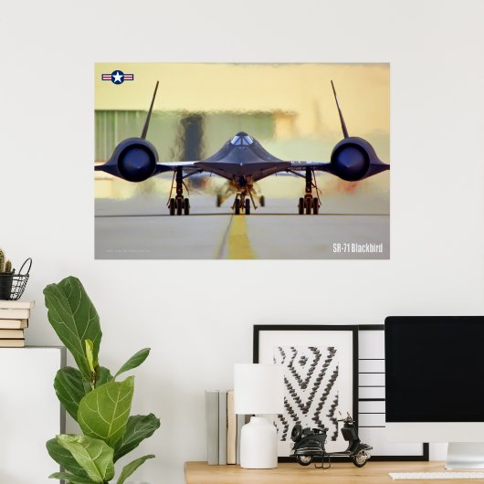 SR-71 BLACKBIRD POSTER (Heimbüro)