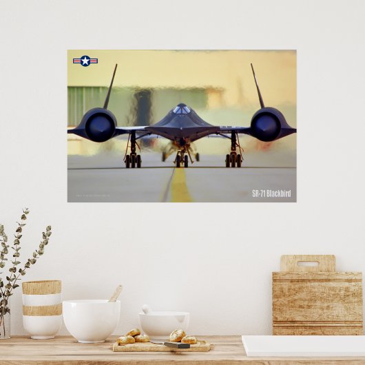 SR-71 BLACKBIRD POSTER (Küche)