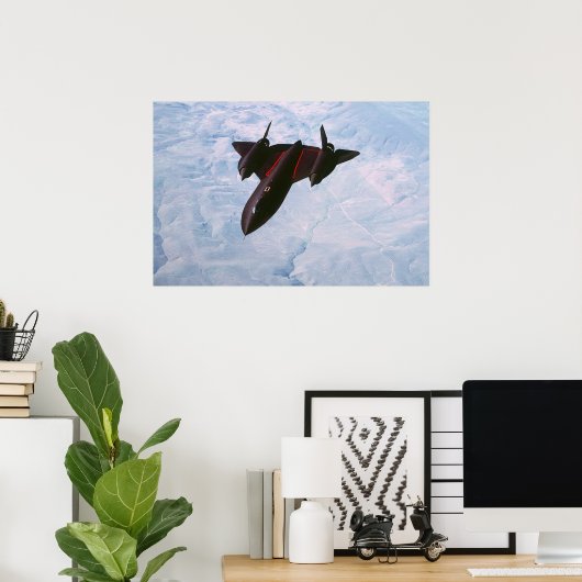 SR-71 Blackbird Poster (Heimbüro)