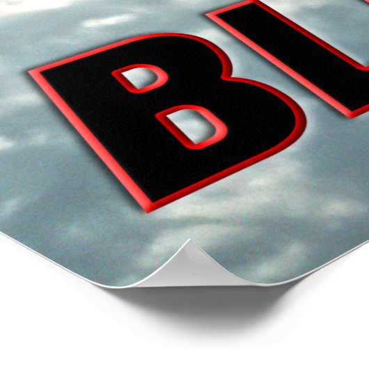 SR-71 BLACKBIRD POSTER (Ecke)